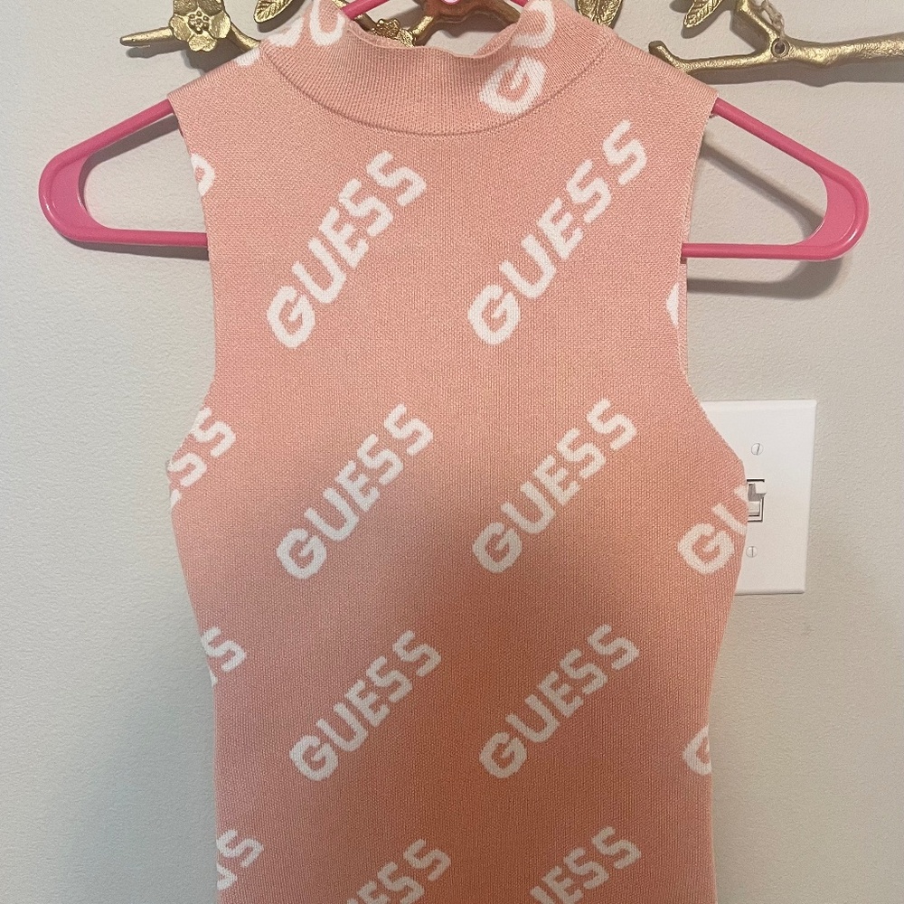 Guess light pink bodysuit